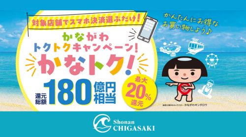 道の駅 湘南ちがさきは「かなトク！」対象店舗です♪
